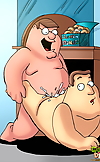 Gay fatso Peter Griffin loves enormous cocks