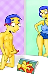 Yummy busty hoes from the Simpsons series go wild