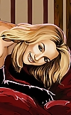 Britney Spears handles two large meat poles