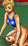 Nicole loves  fighting with girls and then fucking